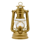 Feuerhand LED Laterne Baby Special 276 in Gold, traditionelles Design mit moderner LED-Technologie.