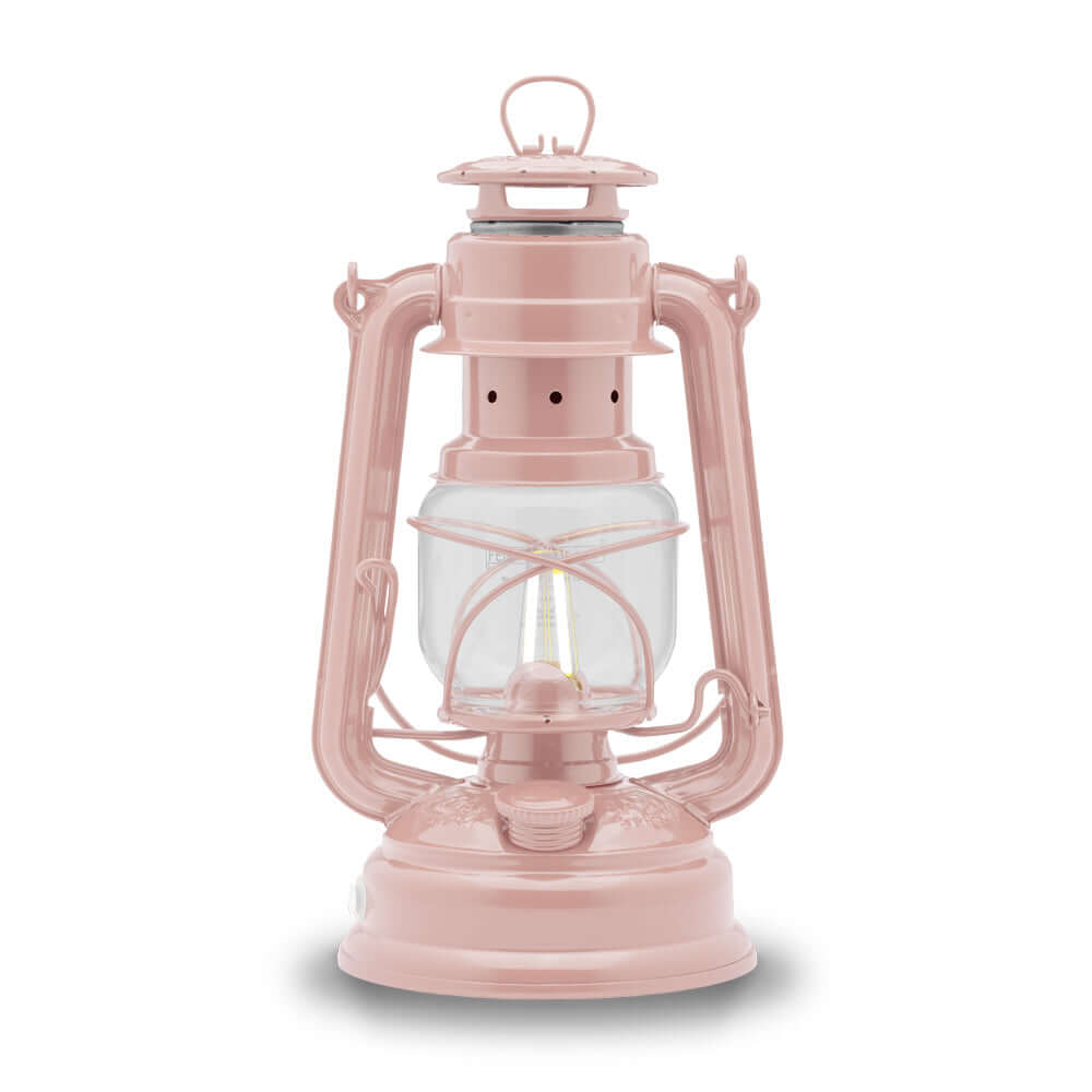 Feuerhand LED Laterne Baby Special 276 in Rosé für stimmungsvolles Licht im Innen- und Außenbereich.