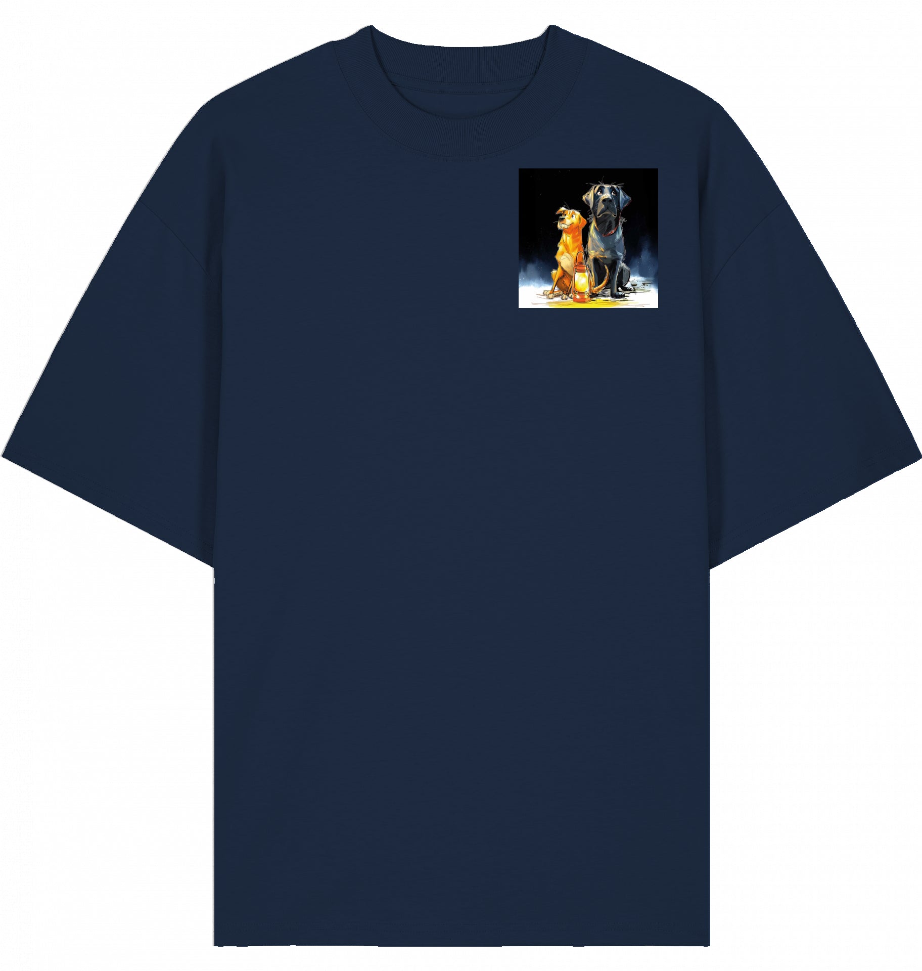 Unisex Loose Fit T-Shirt | Laternenmoment mit Batida & Foxi