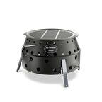 tragbarer Grill Atago Black in schwarzer Ausführung, multifunktional und kompakt für unterwegs.