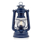 Feuerhand LED Laterne Baby Special 276 in Cobalt Blue, traditionelles Design mit moderner LED-Technologie.