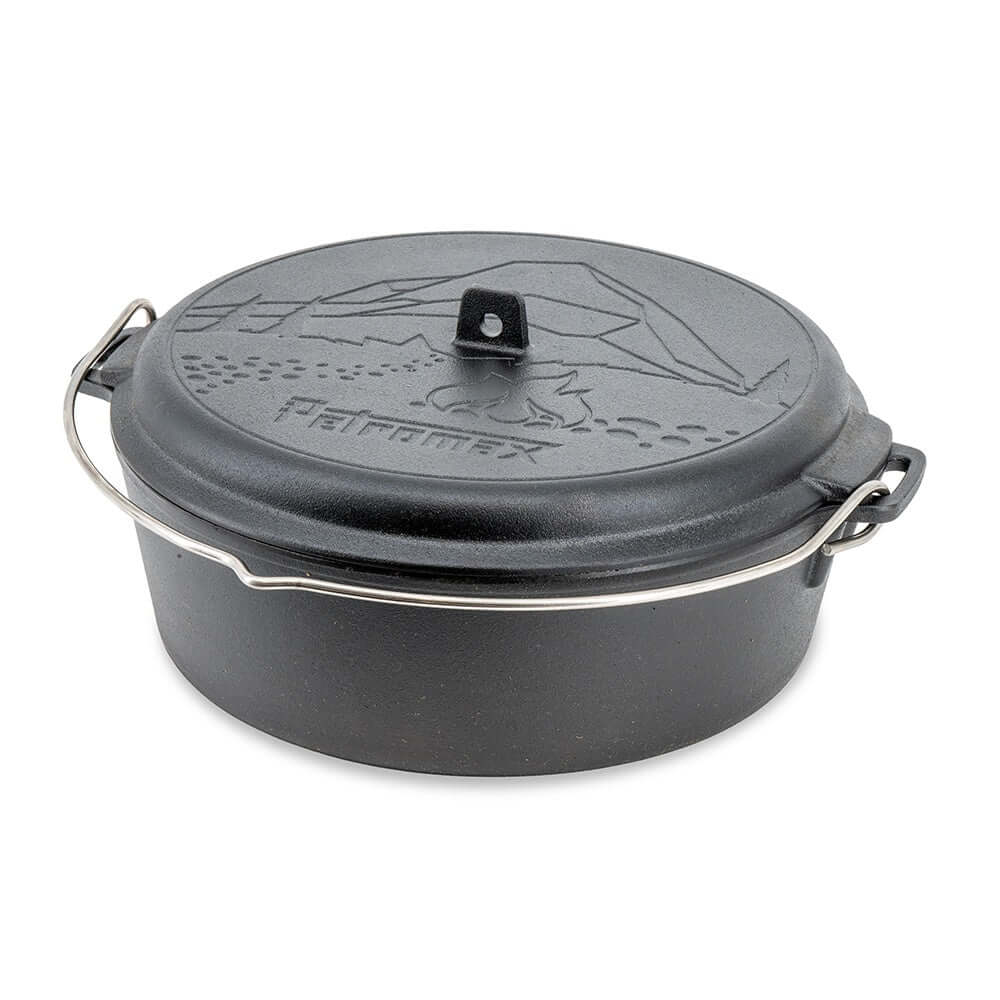 Feuertopf - Essential Line Gusseisen Topf mit Deckel, 5.5L für aromatische Eintöpfe und knuspriges Brot.