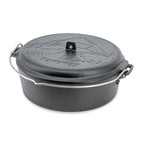 Feuertopf - Essential Line Gusseisen Topf mit Deckel, 5.5L für aromatische Eintöpfe und knuspriges Brot.