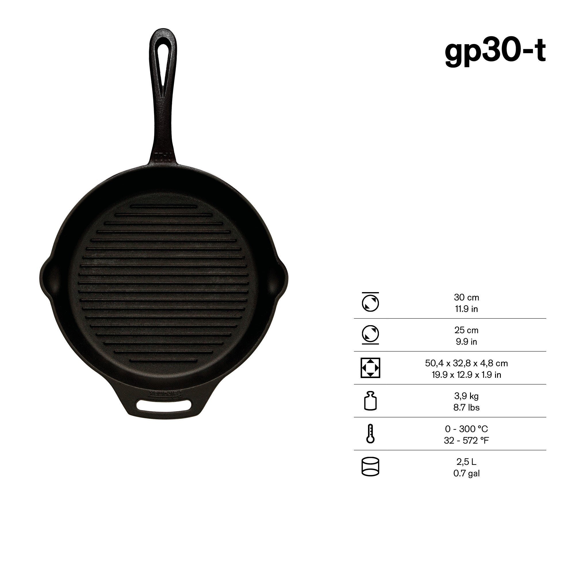 Grill-Feuerpfanne mit Stiel