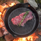 Grill-Feuerpfanne mit Stiel