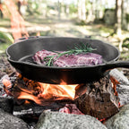 Grill-Feuerpfanne mit Stiel