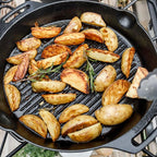 Grill-Feuerpfanne mit Henkel