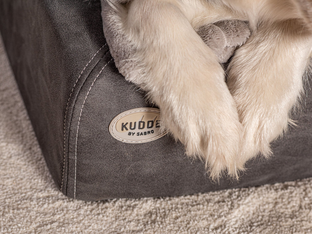 Hundebett KUDDE veganes Wildleder