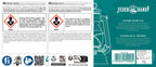 Feuerhand Lampenöl 1 Liter Etikett mit Sicherheitsinformationen und Gebrauchshinweisen.