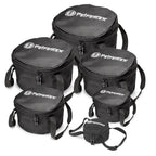 Transporttasche Feuertopf & Grill in verschiedenen Größen, ideal für sicheres Outdoor-Kochen.