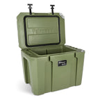 Kühlbox KX50 inkl. Sitzkissen, Korb & Trennbrett, olivcool