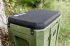 Kühlbox KX50 inkl. Sitzkissen, Korb & Trennbrett, olivcool